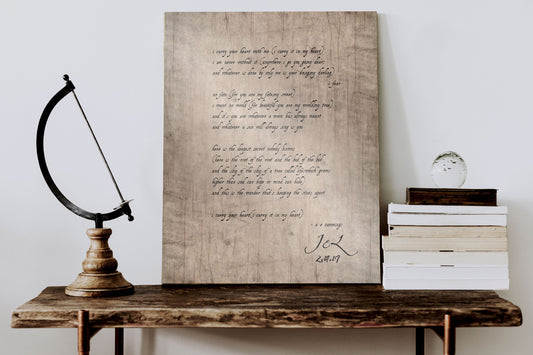 Personalized Wood Gift, E.E. Cummings