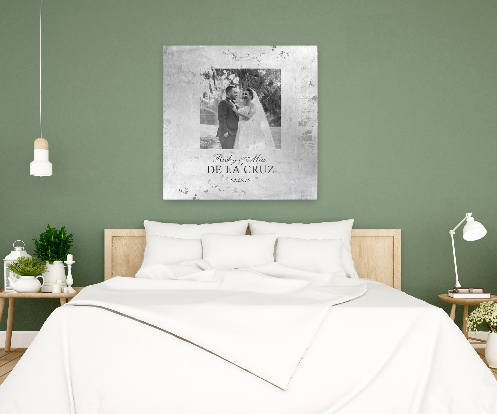 Farmhouse Wedding Photo Tin - HoneycombProverbs - Signs - Photo Plaques