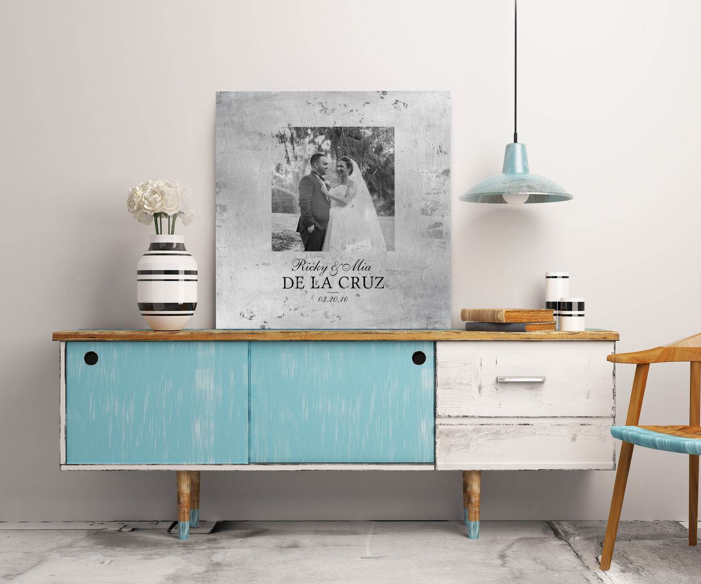 Farmhouse Wedding Photo Tin - HoneycombProverbs - Signs - Photo Plaques