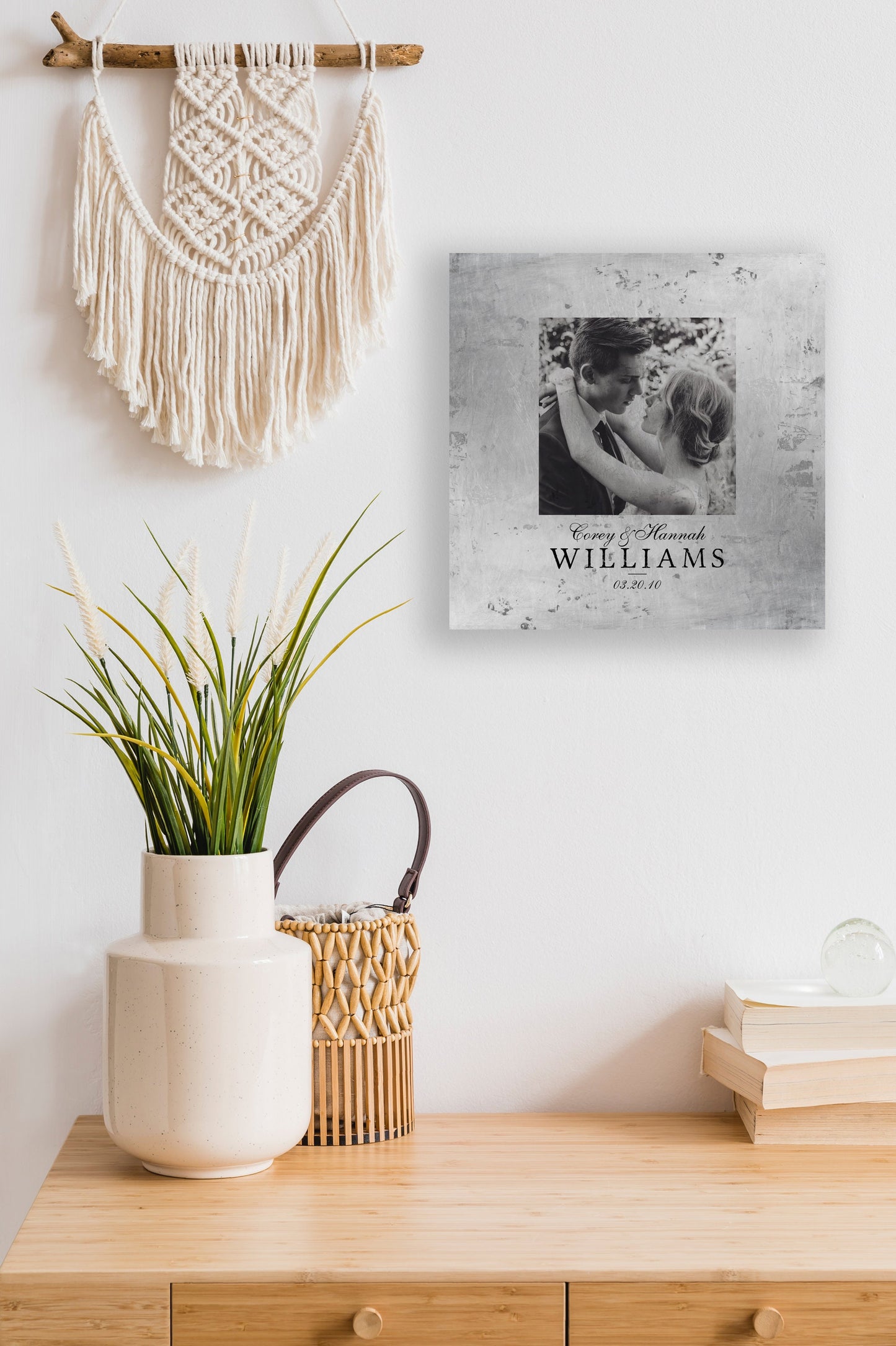 Farmhouse Wedding Photo Tin - HoneycombProverbs - Signs - Photo Plaques