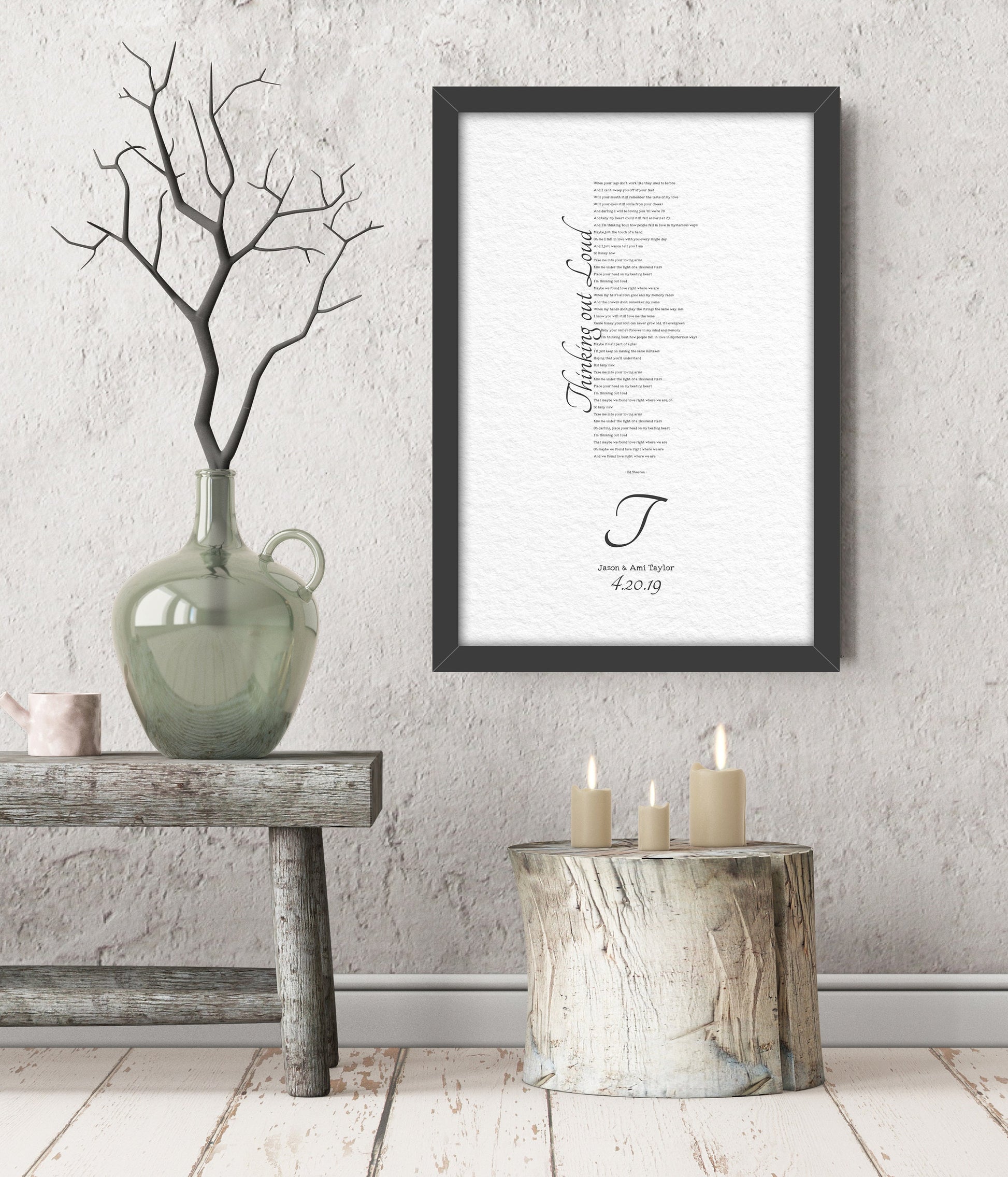 1 Year Anniversary Gift for Wife, 1st Anniversary Gift for Husband, Anniversary Paper Gift, Personalized Anniversary Gift, Wedding Song Gift - HoneycombProverbs - Gifts For The Couple - 1st Year Paper Gifts