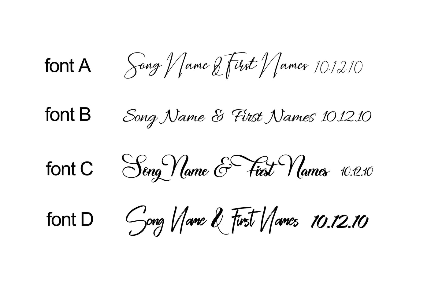 Tin Anniversary Song Print - HoneycombProverbs - Signs - Modern Lyrics Wall Decor