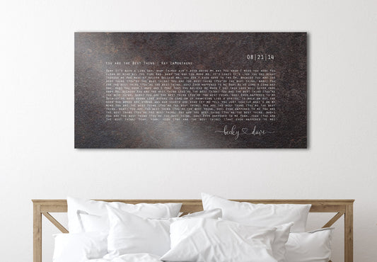 Our Song, Iron Anniversary Sign - HoneycombProverbs - Signs - Iron Anniversary Gifts