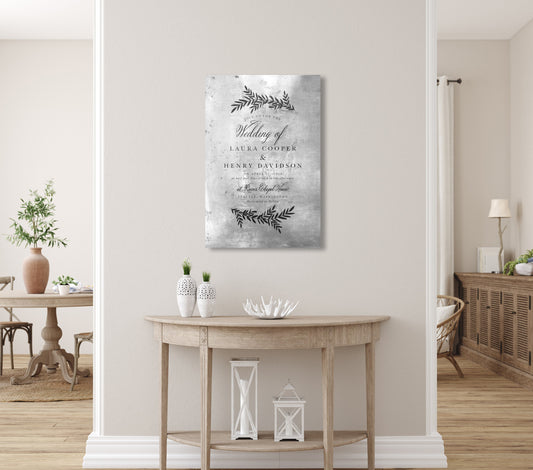 Tin Wedding Invitation Anniversary Keepsake - HoneycombProverbs - Gifts For The Couple - Tin Anniversary Gifts