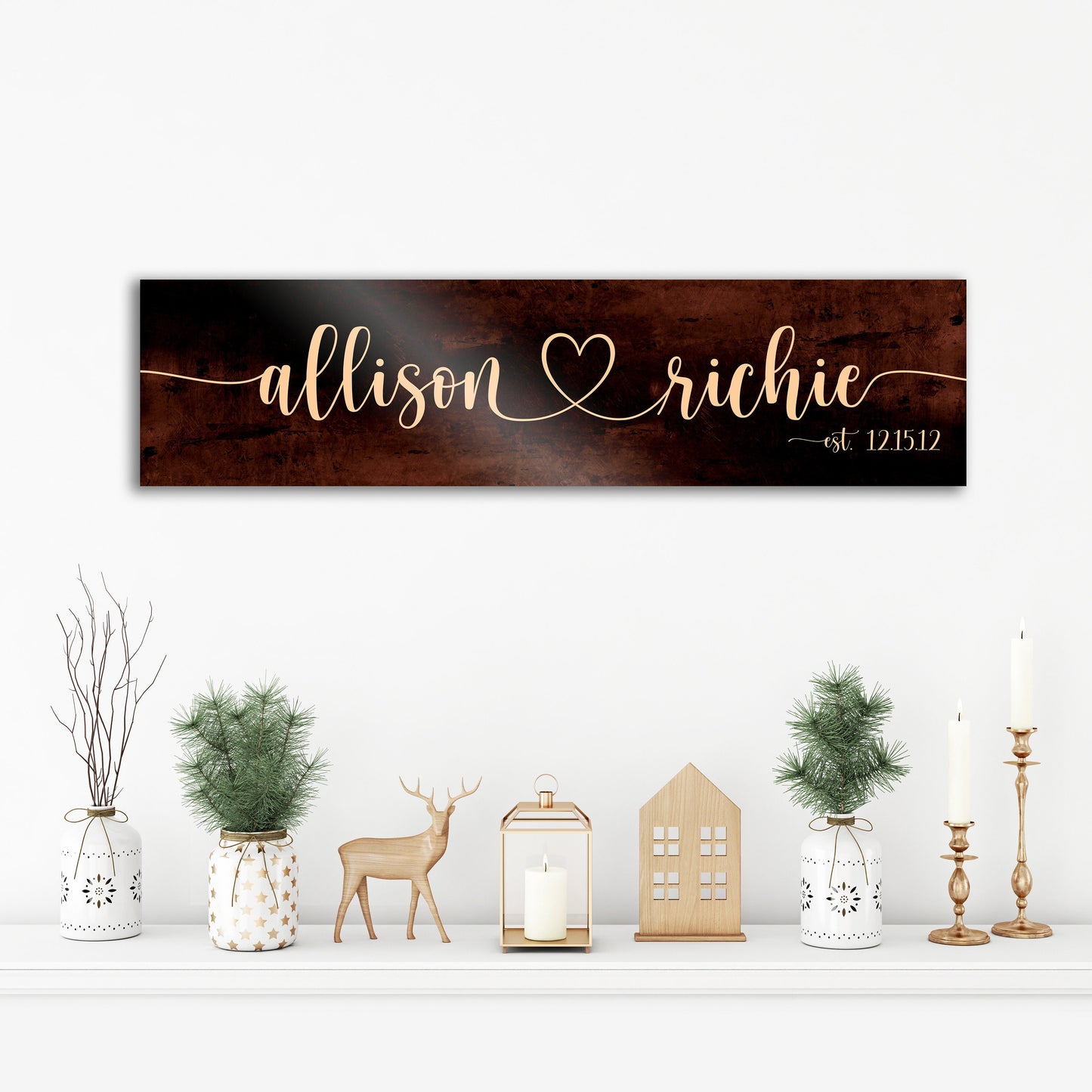 Bronze Anniversary Gift, 19th Anniversary Gift - HoneycombProverbs - Signs - Name Signs Wall Art