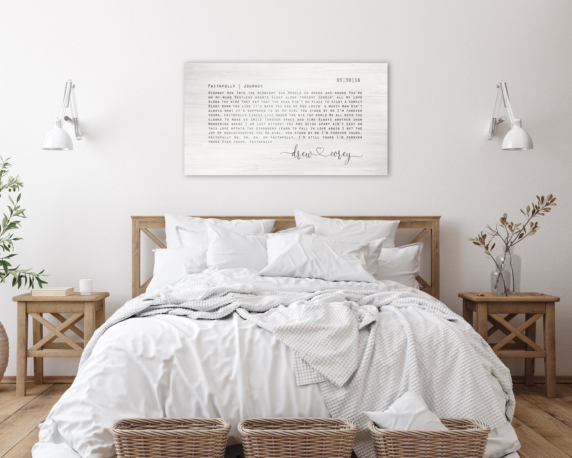 Rustic Orator Wood Song Lyric Sign - HoneycombProverbs - Signs - Rustic Lyrics Wall Decor