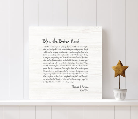 Country Song Lyric Sign Decor - HoneycombProverbs - Signs - Rustic Lyrics Wall Decor