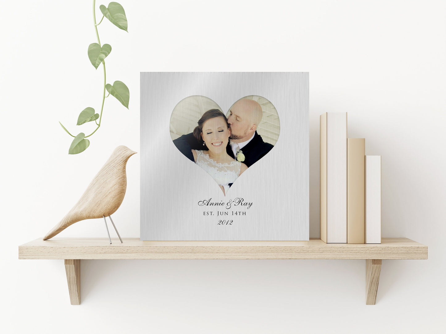 Photo Heart Tin Wall decor - HoneycombProverbs - Signs - Photo Plaques