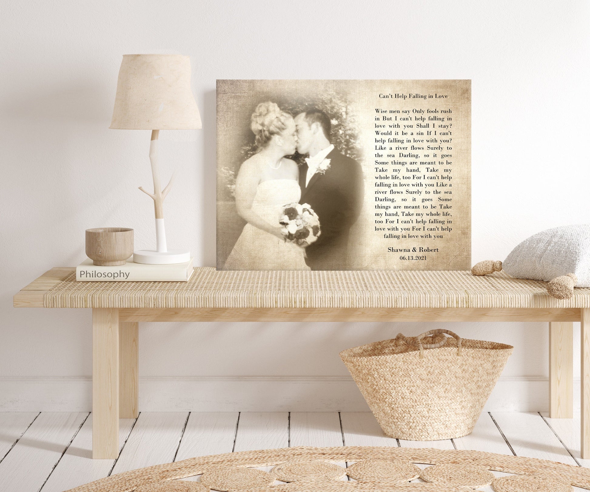 Timeless Melodies: Lyrical Photo Canvas - HoneycombProverbs - Signs - Photo Lyrics Wall Art