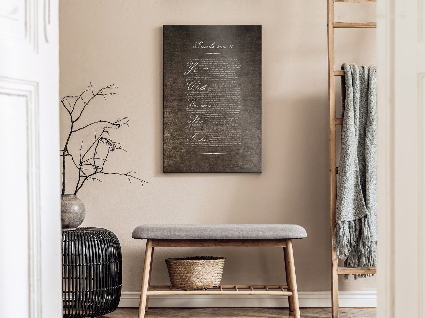 Proverbs 31 Woman, Wall Art - HoneycombProverbs - Signs - Christian Wall Art