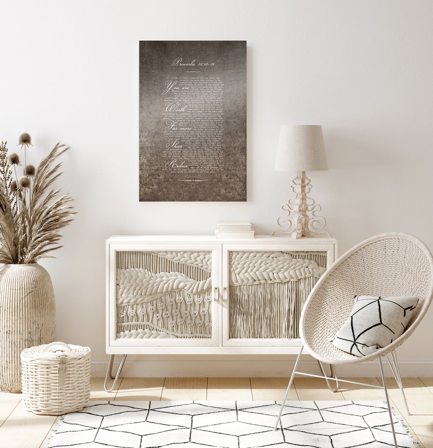 Proverbs 31 Woman, Wall Art - HoneycombProverbs - Signs - Christian Wall Art