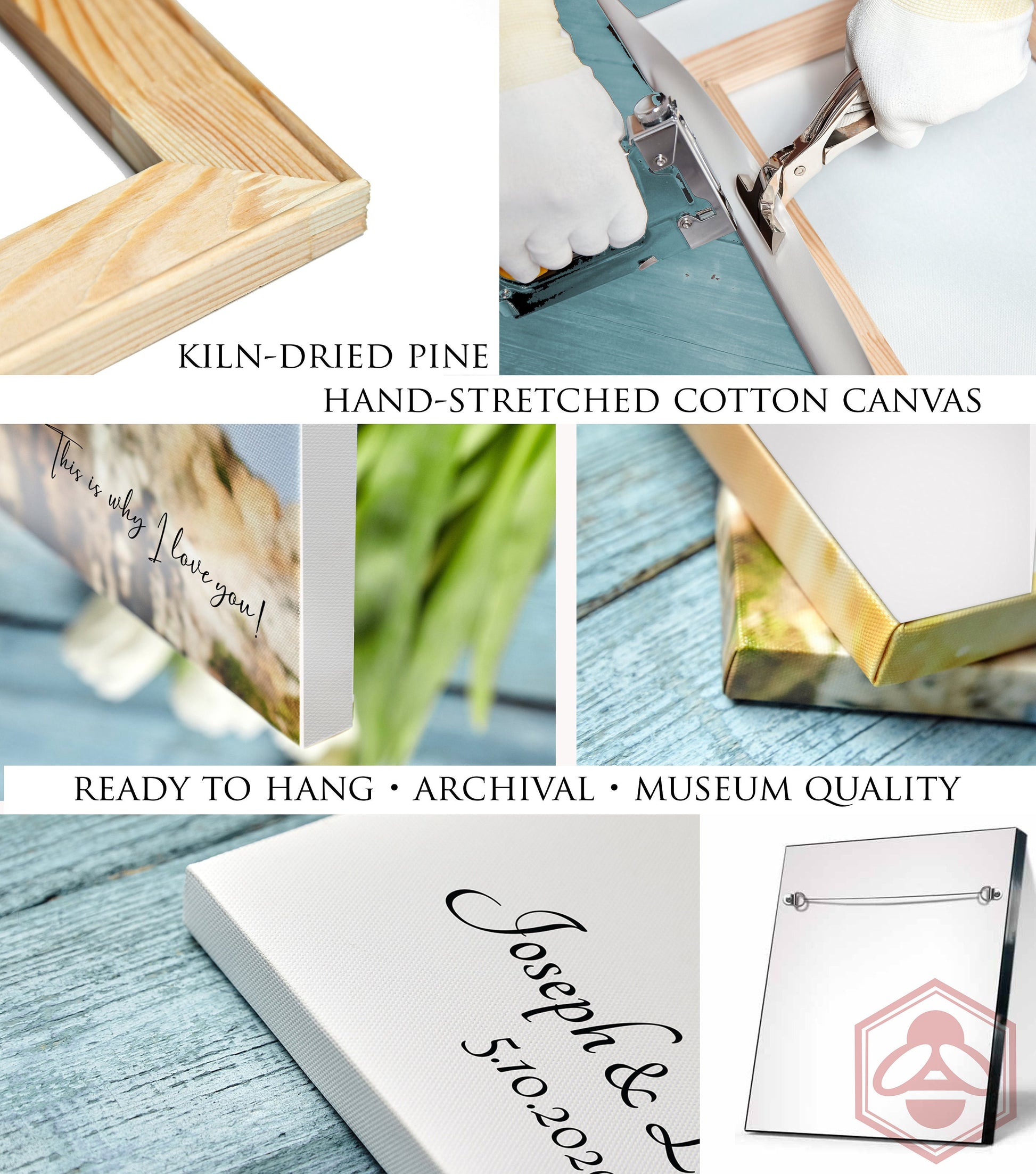 Personalized Photo Canvas, Refinded Cotton Song Canvas - HoneycombProverbs - Wall Decor - Photo Lyrics Wall Art