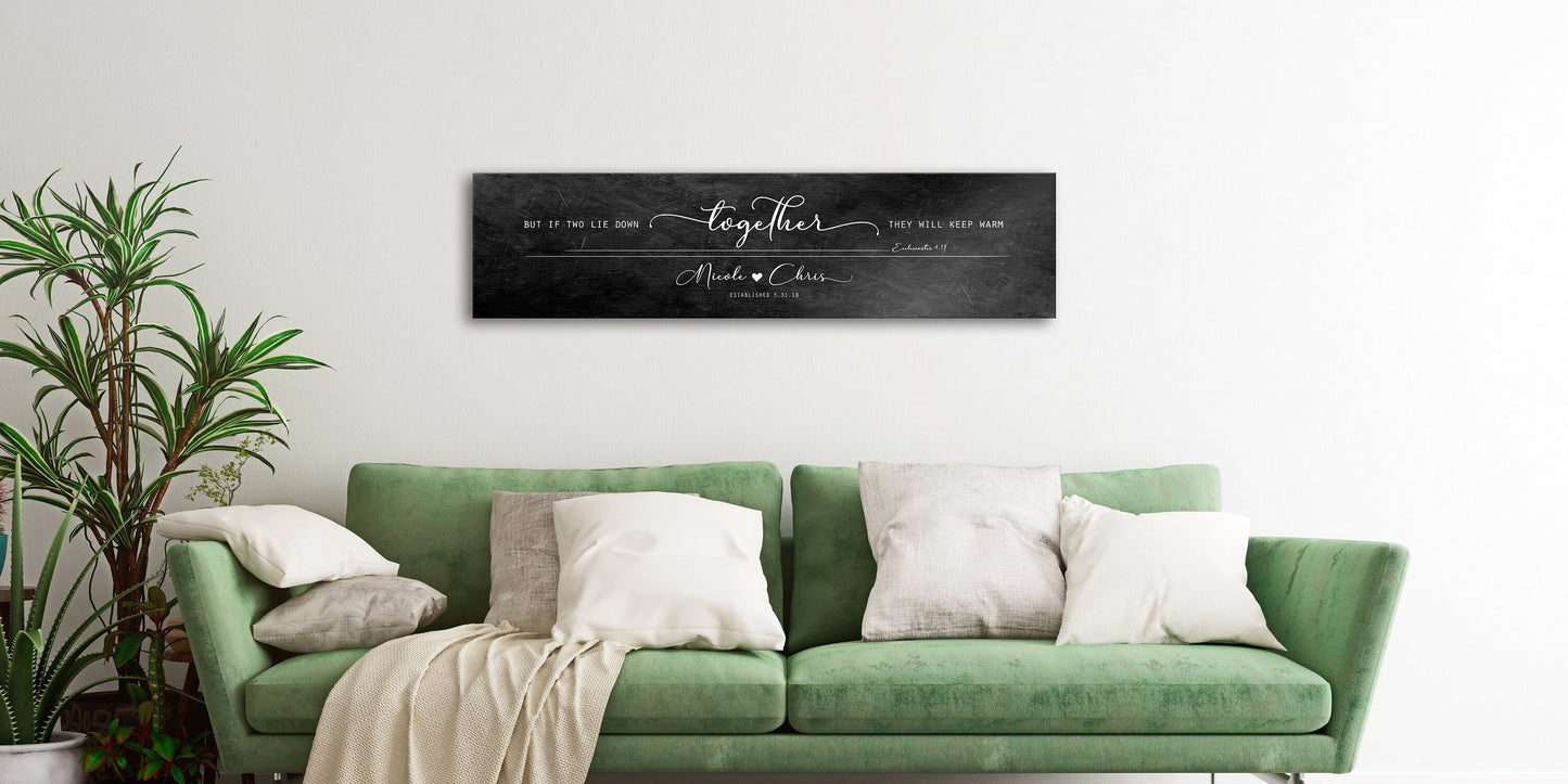 Husband & Wife Bedroom Sign, Words of Wisdom gift for couples - HoneycombProverbs - Signs - Copper Anniversary Gifts