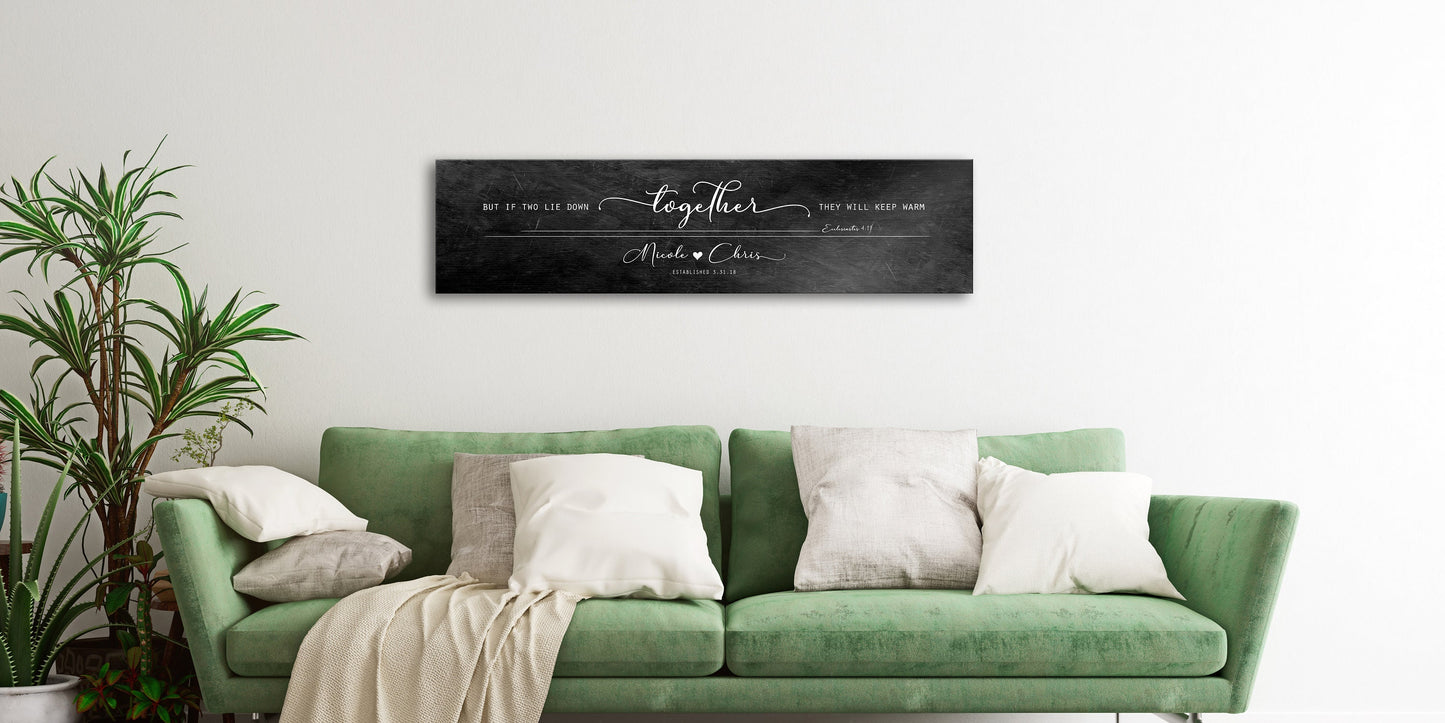 Elegant Iron Sign for Couples, Personalized Words of Wisdom for Couples Art - HoneycombProverbs - Signs - Name Signs Wall Art