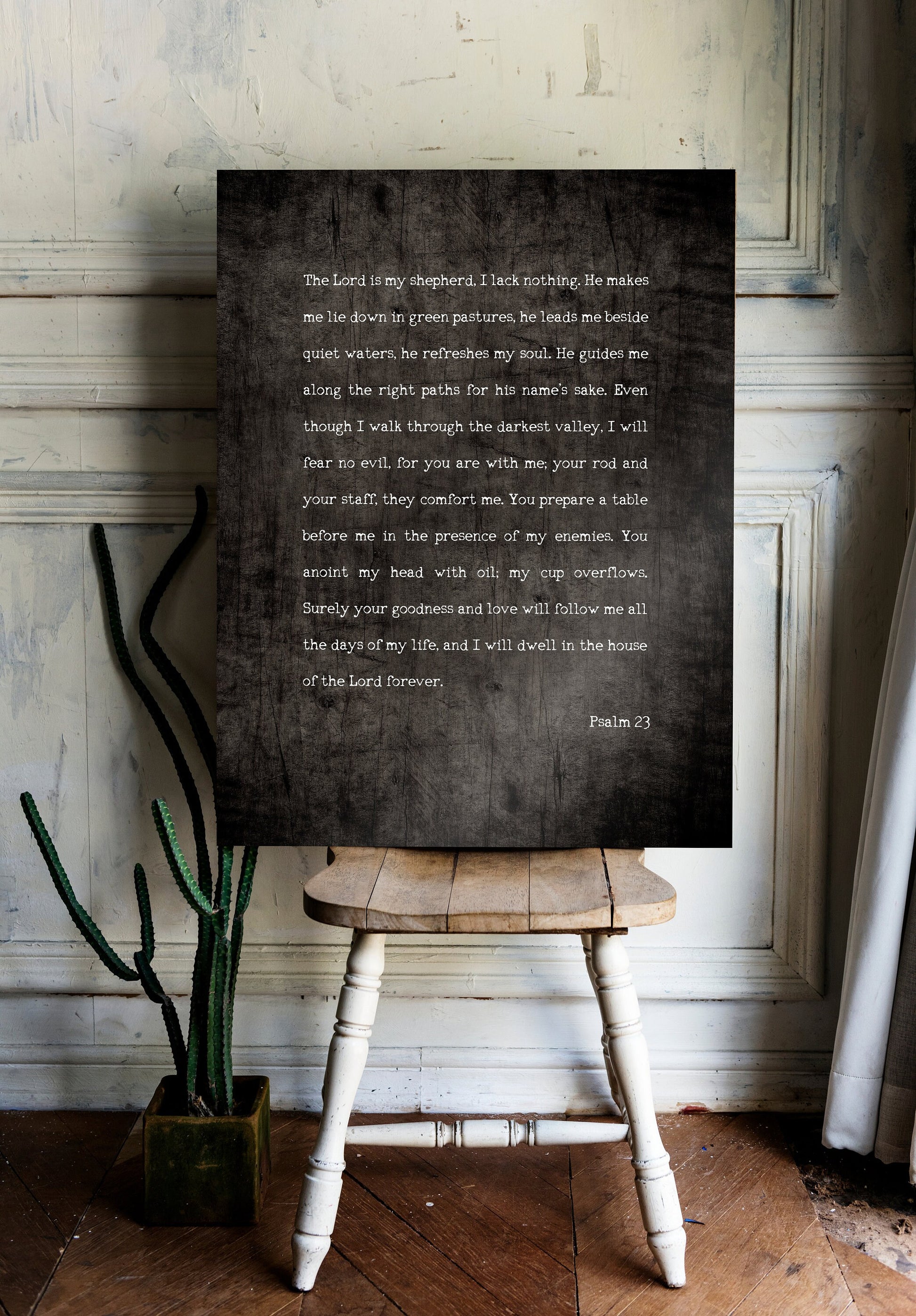 Customizable Scripture Art, Christian Wall Decor - HoneycombProverbs - Religious Home & Decor - Christian Wall Art