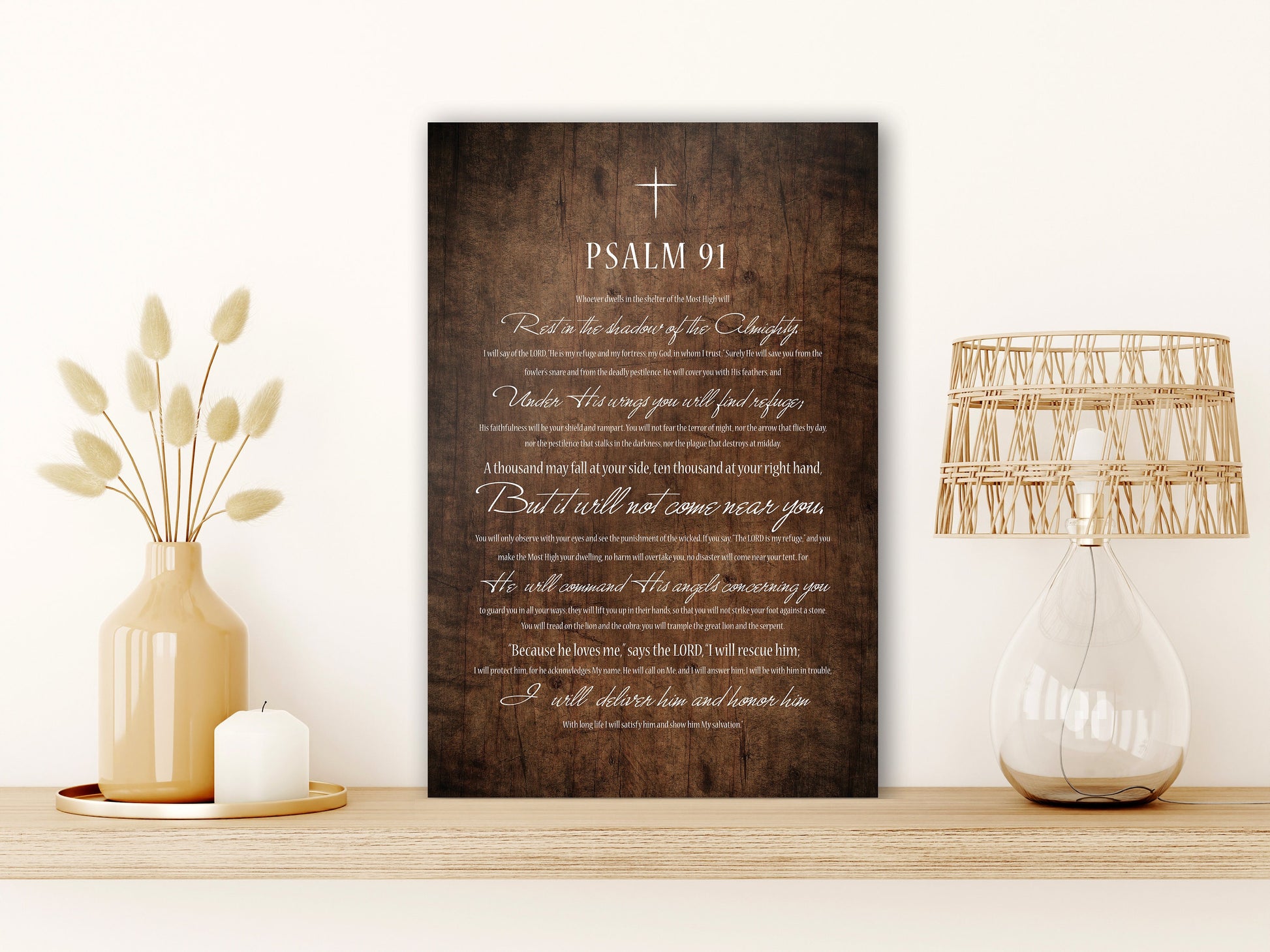 Soldier's Prayer Plaque, Weathered - HoneycombProverbs - Religious Home & Decor - Christian Wall Art