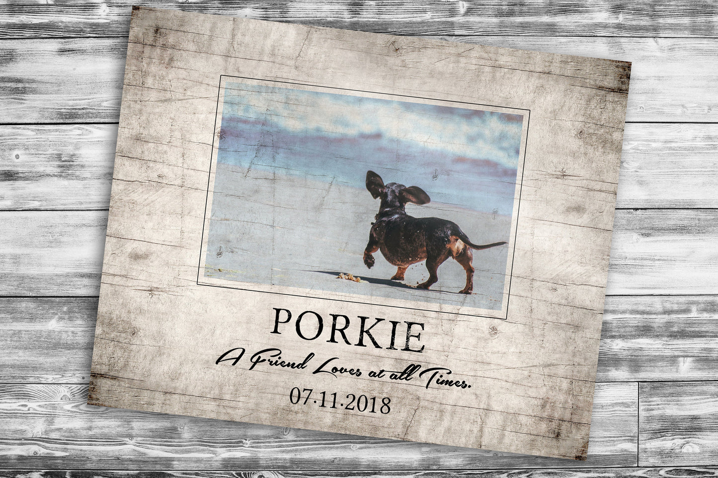 Personalized Pet Memorial, Custom Wood Photo Plaque, Gift for Pet Parents, Dog Portrait Gift, Pet Tribute Gift, Plaque, Dog Lover, Pet Loss