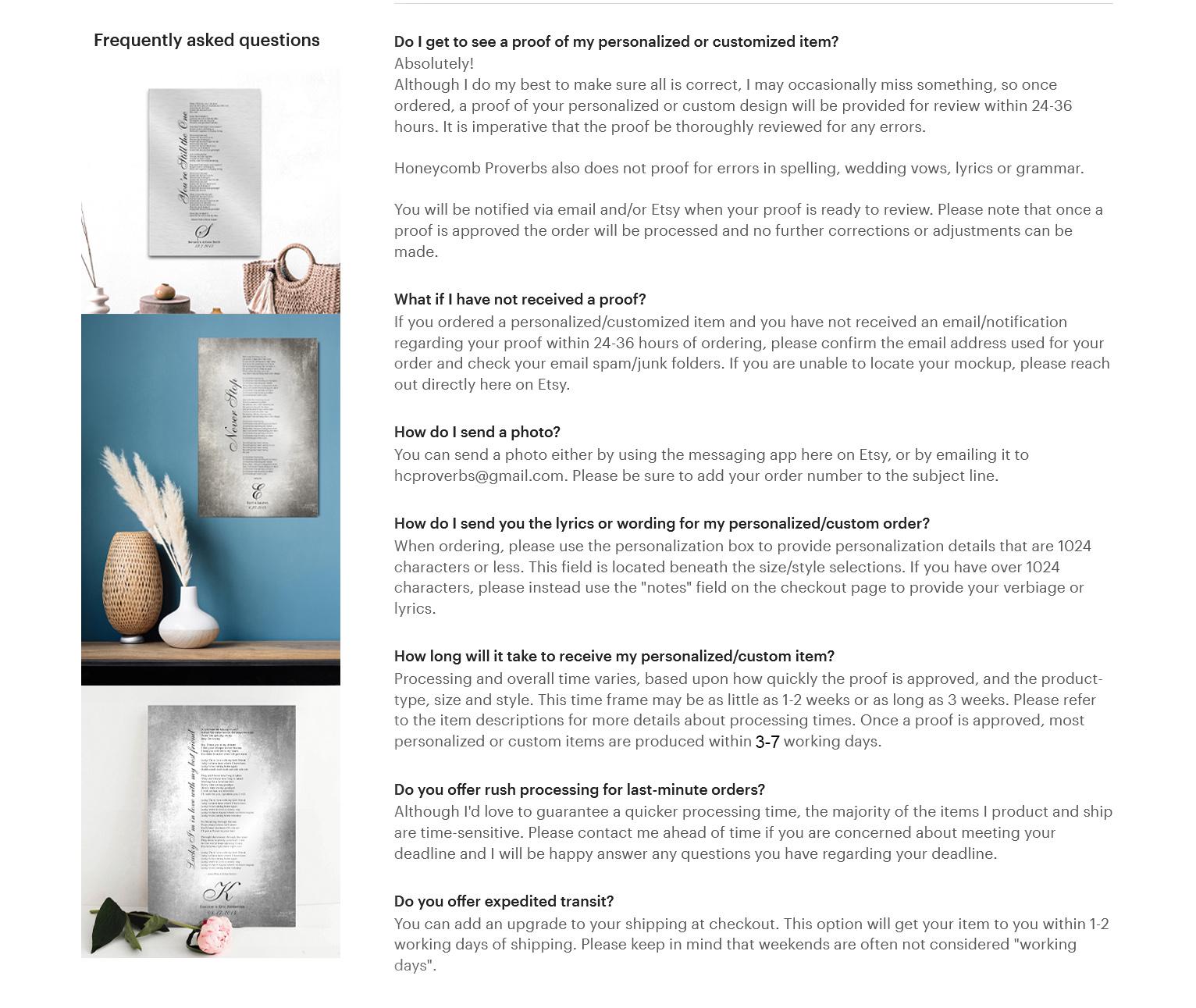 Our Song on Tin, Monogrammed Anniversary Gift - HoneycombProverbs - Signs - Vintage Lyrics Wall Art