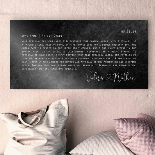 6 year iron gift for wife, personalized wall decor, iron gift for husband, 6th anniversary gift