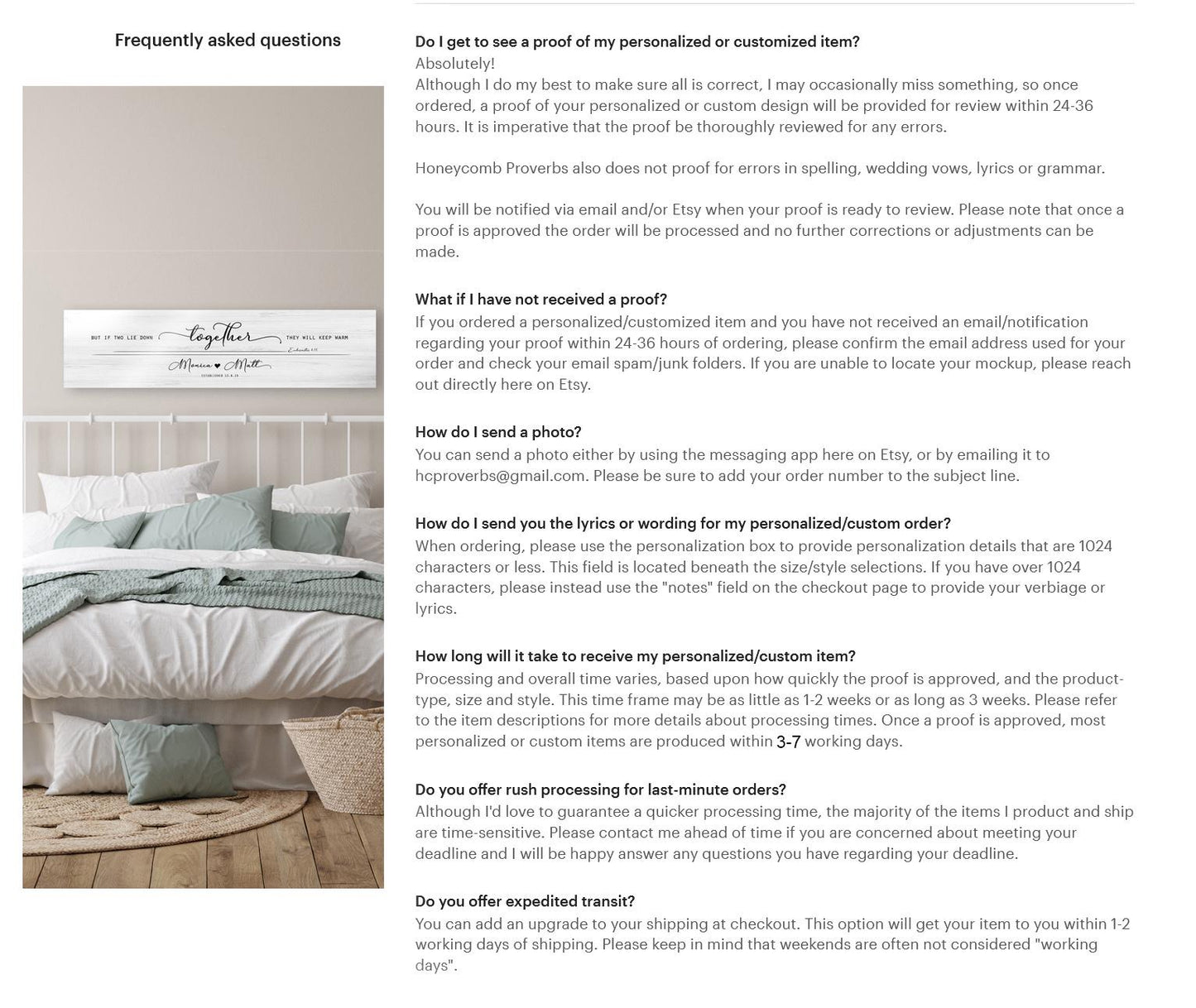 Ecc 4:11 Personalized Wall Decor, Whitewash Wood Sign - HoneycombProverbs - Signs - 5 year anniversary gifts