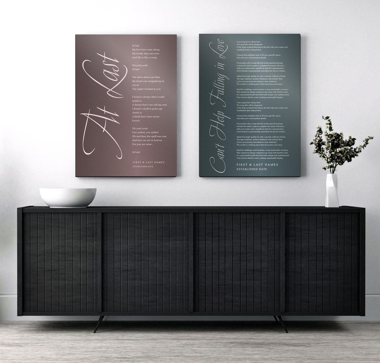 God Gave Me You, Farmhouse Country Love Song Sign - HoneycombProverbs - Signs - Modern Lyrics Wall Decor