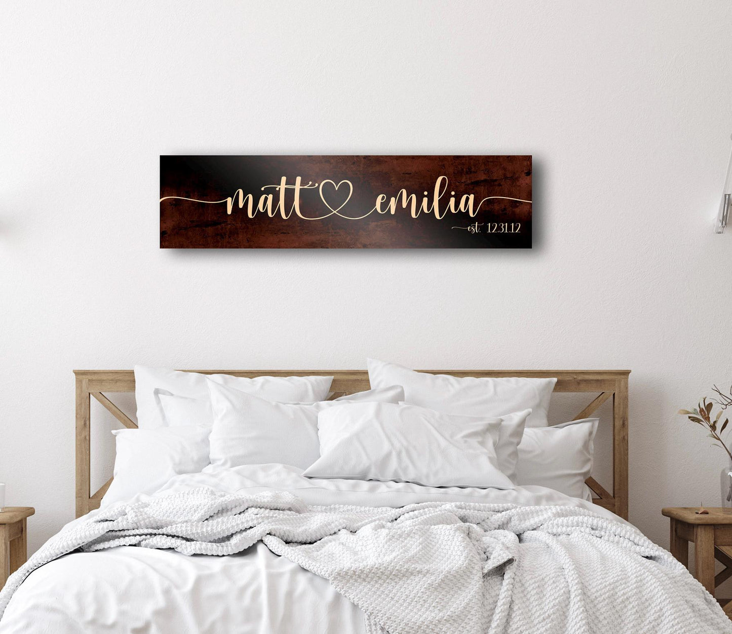 Bronze Anniversary Gift, 19th Anniversary Gift - HoneycombProverbs - Signs - Name Signs Wall Art