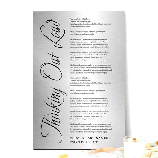 God Gave Me You, Farmhouse Country Love Song Sign - HoneycombProverbs - Signs - Modern Lyrics Wall Decor