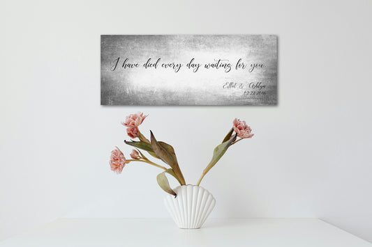 Custom Love Quote Sign for Couples - 10 Year Anniversary Gift