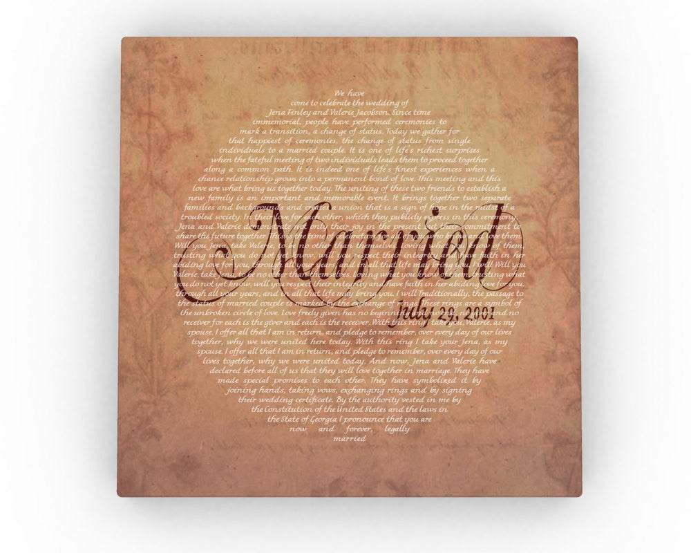 Vintage Personalized Wedding Art - Fine art and canvas personalized anniversary and inspirational gifts