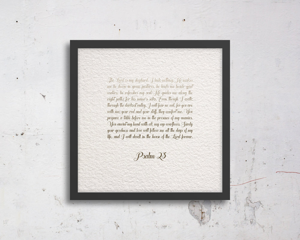 Psalm 23, Fine Art, custom, Bible verse, Scripture, prints, Scriptures on canvas, Framed scripture, wall decor, gift, gifts, Christmas, mom
