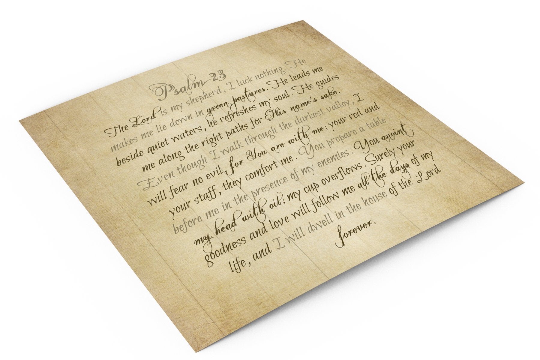 Psalm 23, Or your verse, Bible verse, Scripture, print, Scriptures on canvas, Framed scripture, gift, gifts, Christmas, for, brother, sister