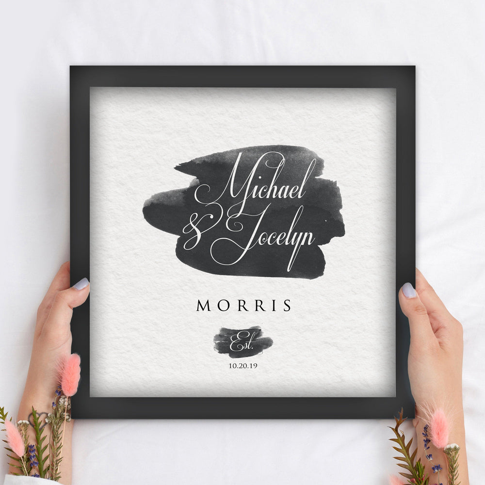 
                  
                    Our First Anniversary, Personalized Framed Paper Gift
                  
                