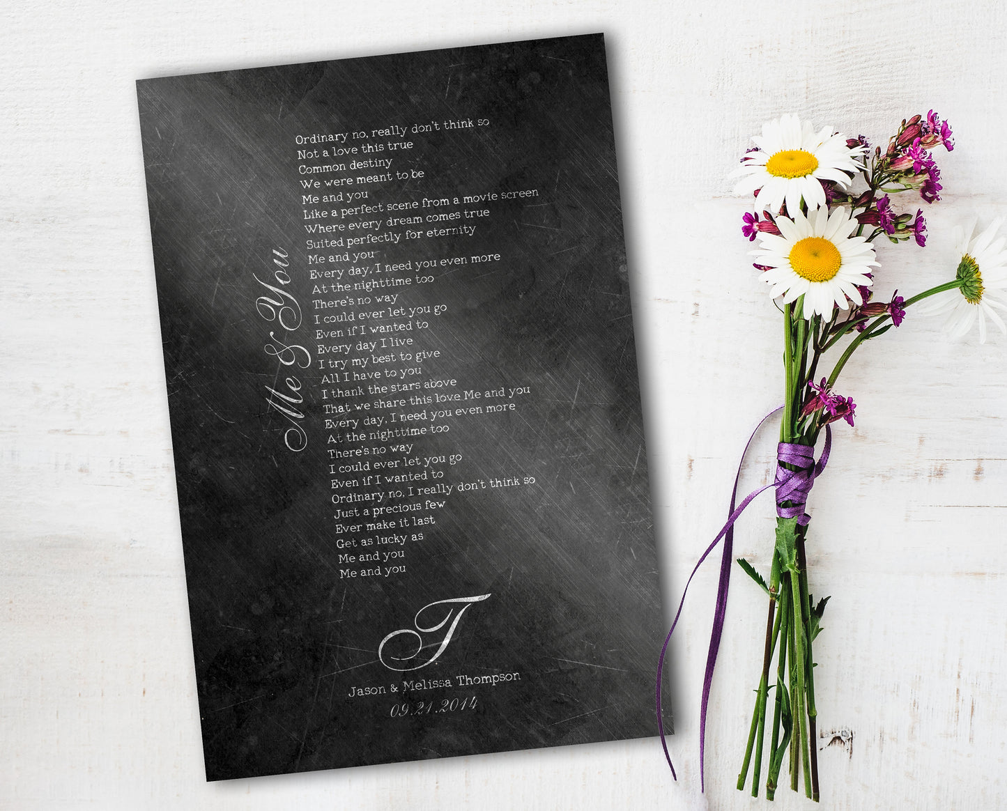 
                  
                    Monogrammed Iron First Dance Song Sign
                  
                