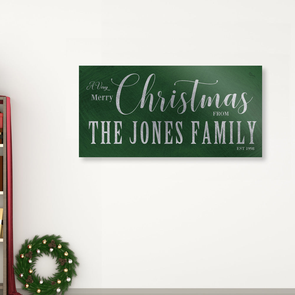 
                  
                    Family Name, Holiday Sign, Chirstmas wall decor, Personalized Sign, Establsihed Sign, Family Sign, Name Sign, Christmas Wall decor, Art
                  
                
