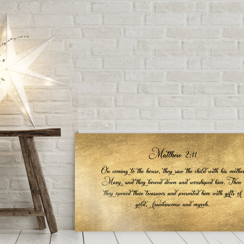 
                  
                    Christmas Scripture, Sign, Rustic Holiday Sign, Matthew 2:11, Christmas Sign, Christmas wall, Holiday Sign,  Christmas decor, Christmas Gift
                  
                