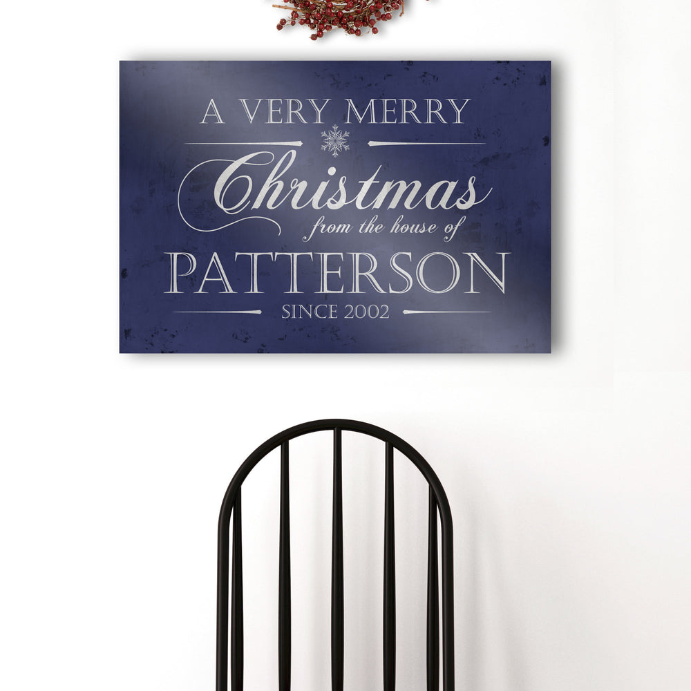 
                  
                    Personalize Holiday Sign, Family Sign, Christmas Sign Farmhouse, Established sign, Metal Christmas Sign, Rustic, Large Christmas Sign,
                  
                