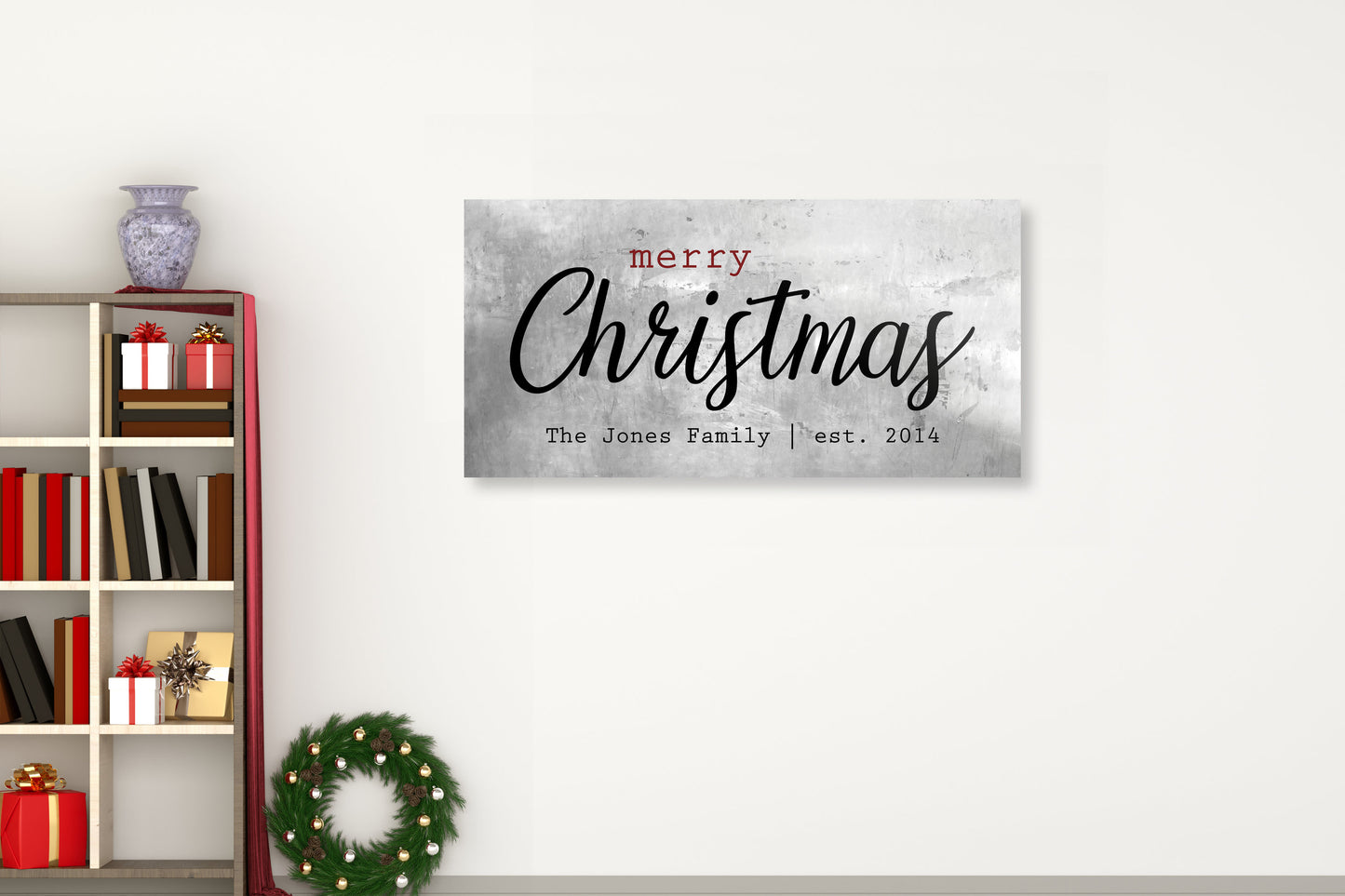 
                  
                    Rustic Holiday Sign, Christmas Sign, Christmas wall, Personalized Holiday Sign, Establsihed Sign, Family Sign, Name Sign, Christmas decor
                  
                