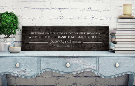 Wood Anniversary Gift for Him, Personalized