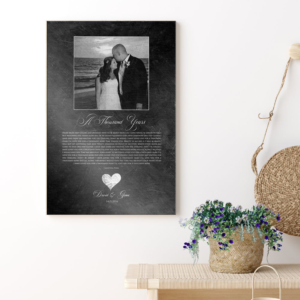 
                  
                    6th Anniversary Gift, Photo and Wedding Song on Iron, Custom Iron Gift, Song Lyric and Photo Sign, Wife Gift, Personalized anniversary gift
                  
                