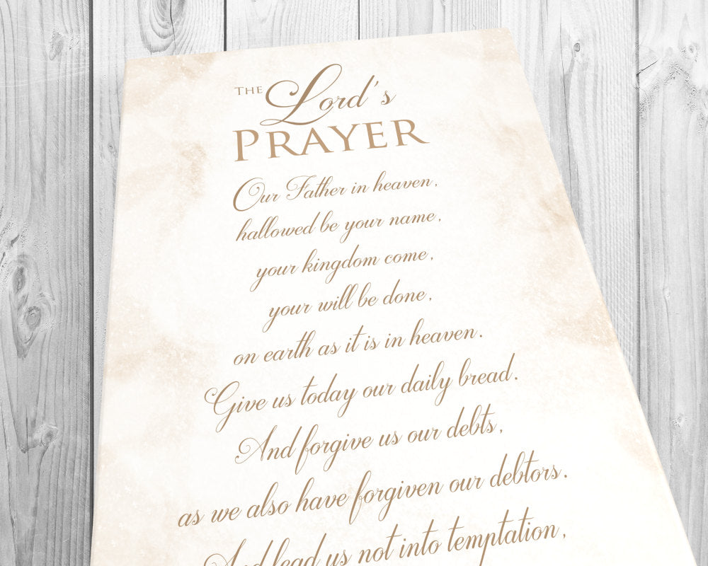 
                  
                    The Lord's prayer sign on canvas, christian song word art, Inspirational canvas,  Christian Lyric Canvas
                  
                